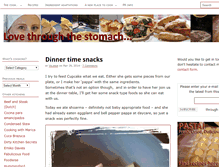 Tablet Screenshot of lovethroughthestomach.com